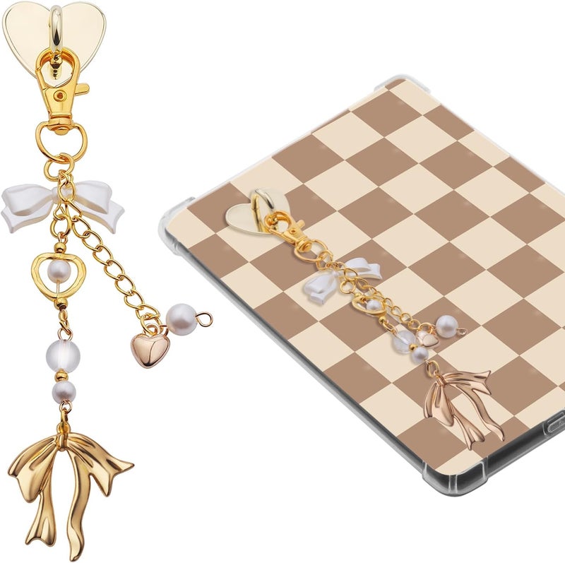 sunla Store Charm Chains for Kindle, Cute E-reader Phone Charm Bracelets Accessories Gift for Reader Booklovers Women for Kindle/Phone/Camera/Bag Decor - Image 1